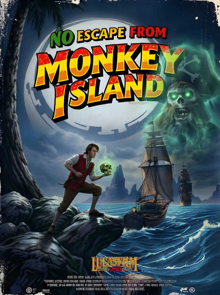 no escape from monkey island (new poster)